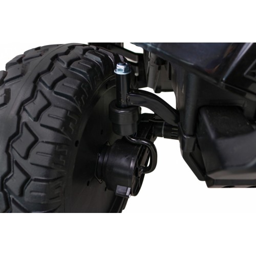 Buggy Clash na batériu pre 2 deti Biely + Ovládač + Pohon 4x4 + Nastaviteľné sedadlo + Rádio MP3 + LED