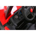 Buggy Clash na batériu pre 2 deti Červený + Ovládač + Pohon 4x4 + Nastaviteľné sedadlo + Rádio MP3 + LED