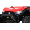 Buggy Clash na batériu pre 2 deti Červený + Ovládač + Pohon 4x4 + Nastaviteľné sedadlo + Rádio MP3 + LED