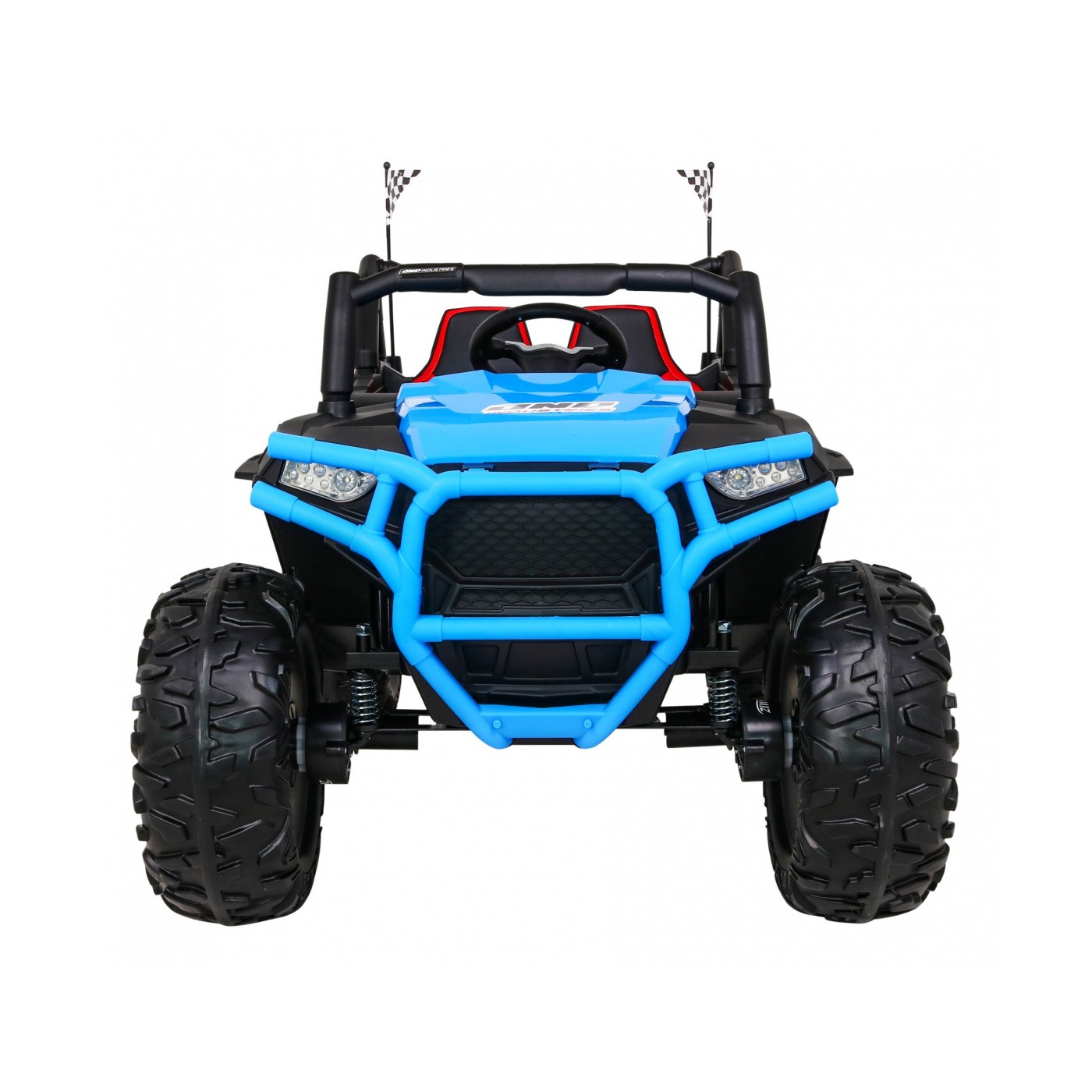 Buggy Racer pre deti Modrý + Pohon 4x4 + Ovládač + Pomalý štart + Kufor + EVA + LED MP3