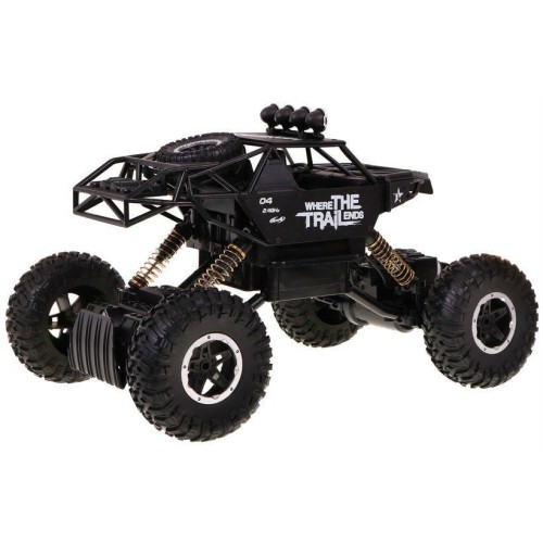 Auto 1 14 Kovový Crawler 4x4 Štvorkolka R C 2 4G Čierny