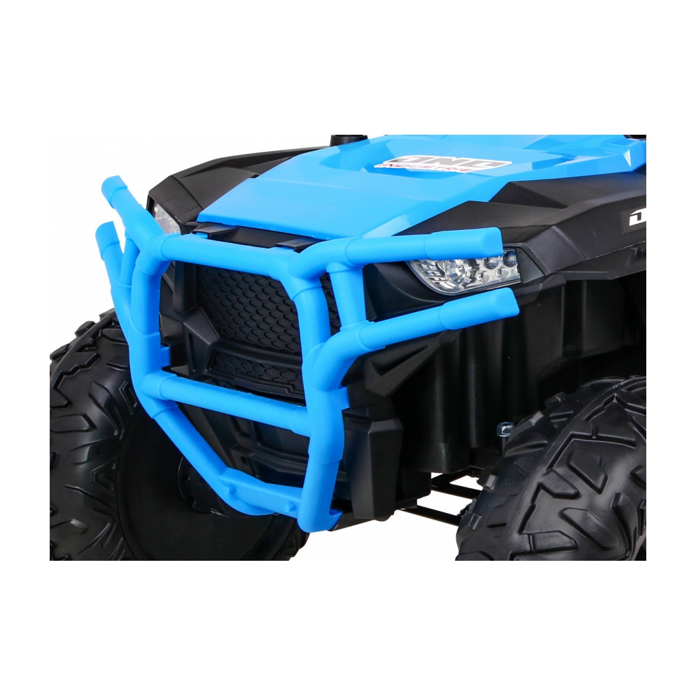 Buggy Racer pre deti Modrý + Pohon 4x4 + Ovládač + Pomalý štart + Kufor + EVA + LED MP3