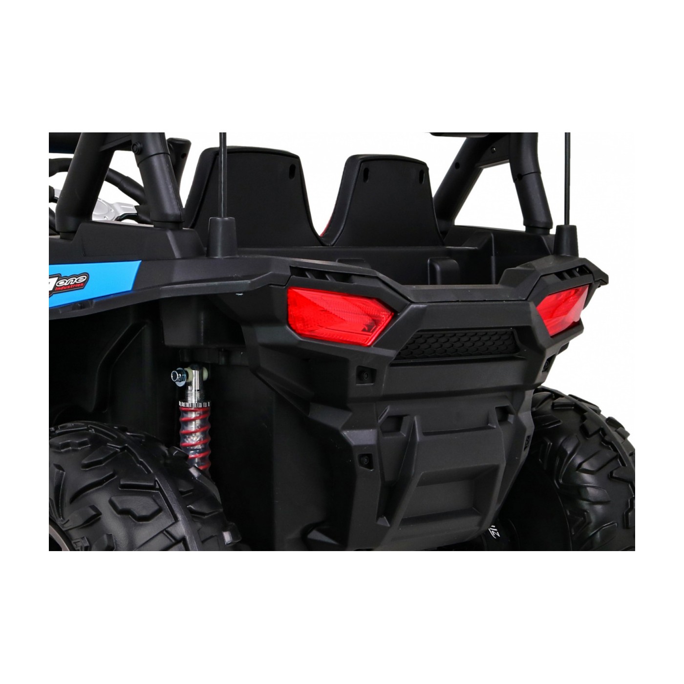 Buggy Racer pre deti Modrý + Pohon 4x4 + Ovládač + Pomalý štart + Kufor + EVA + LED MP3