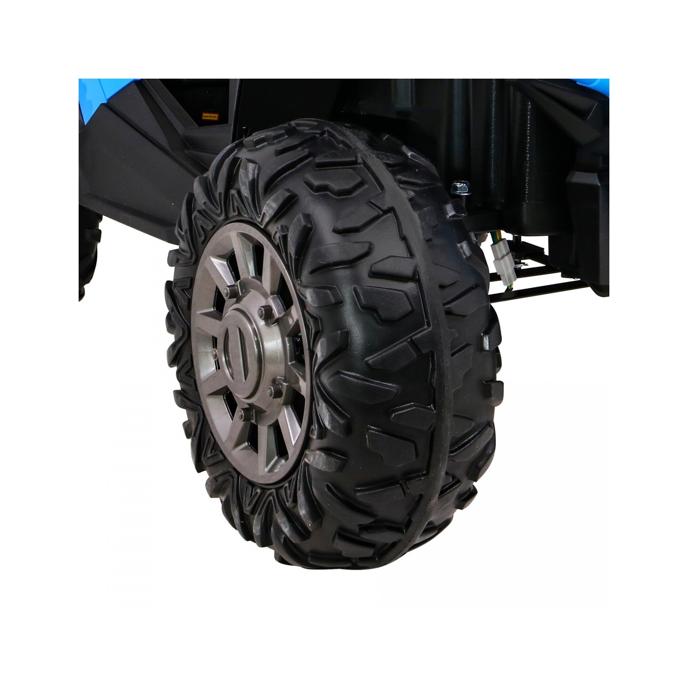 Buggy Racer pre deti Modrý + Pohon 4x4 + Ovládač + Pomalý štart + Kufor + EVA + LED MP3