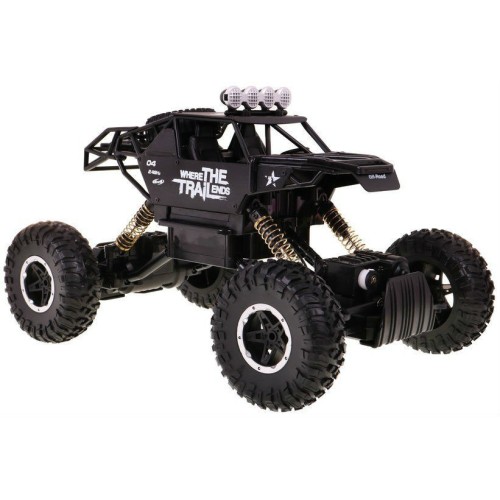 Auto 1 14 Kovový Crawler 4x4 Štvorkolka R C 2 4G Čierny