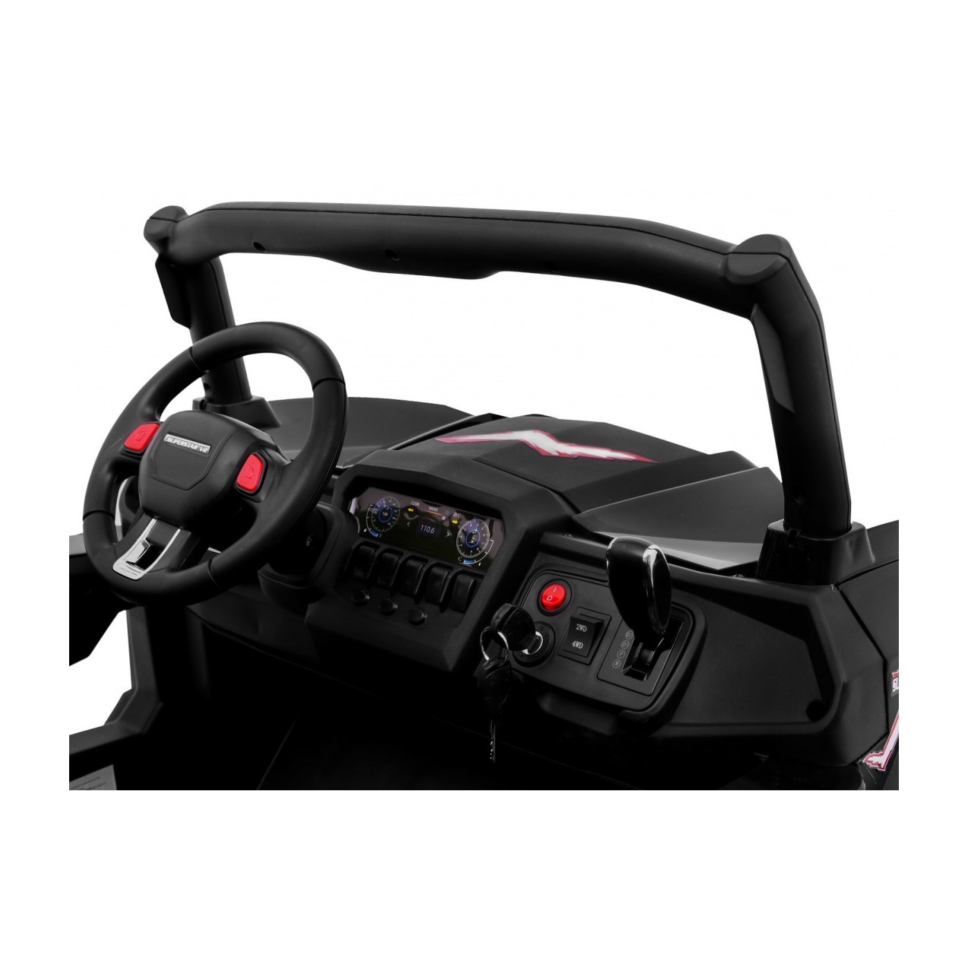 Vozidlo Buggy SuperStar 4x4 - MP4 Čierny