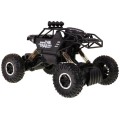 Auto 1 14 Kovový Crawler 4x4 Štvorkolka R C 2 4G Čierny