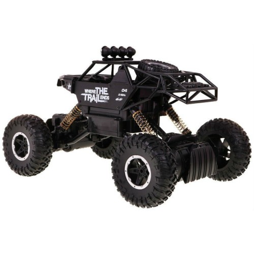 Auto 1 14 Kovový Crawler 4x4 Štvorkolka R C 2 4G Čierny