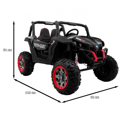 Vozidlo Buggy SuperStar 4x4 Čierny