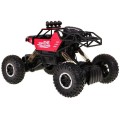 Auto 1 14 Kovový Crawler 4x4 Štvorkolka R C 2 4G Červený
