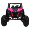 Buggy SuperStar pre deti Ružový + Pohon 4x4 + Ovládač + Kufor + MP3 LED + Zámok dverí