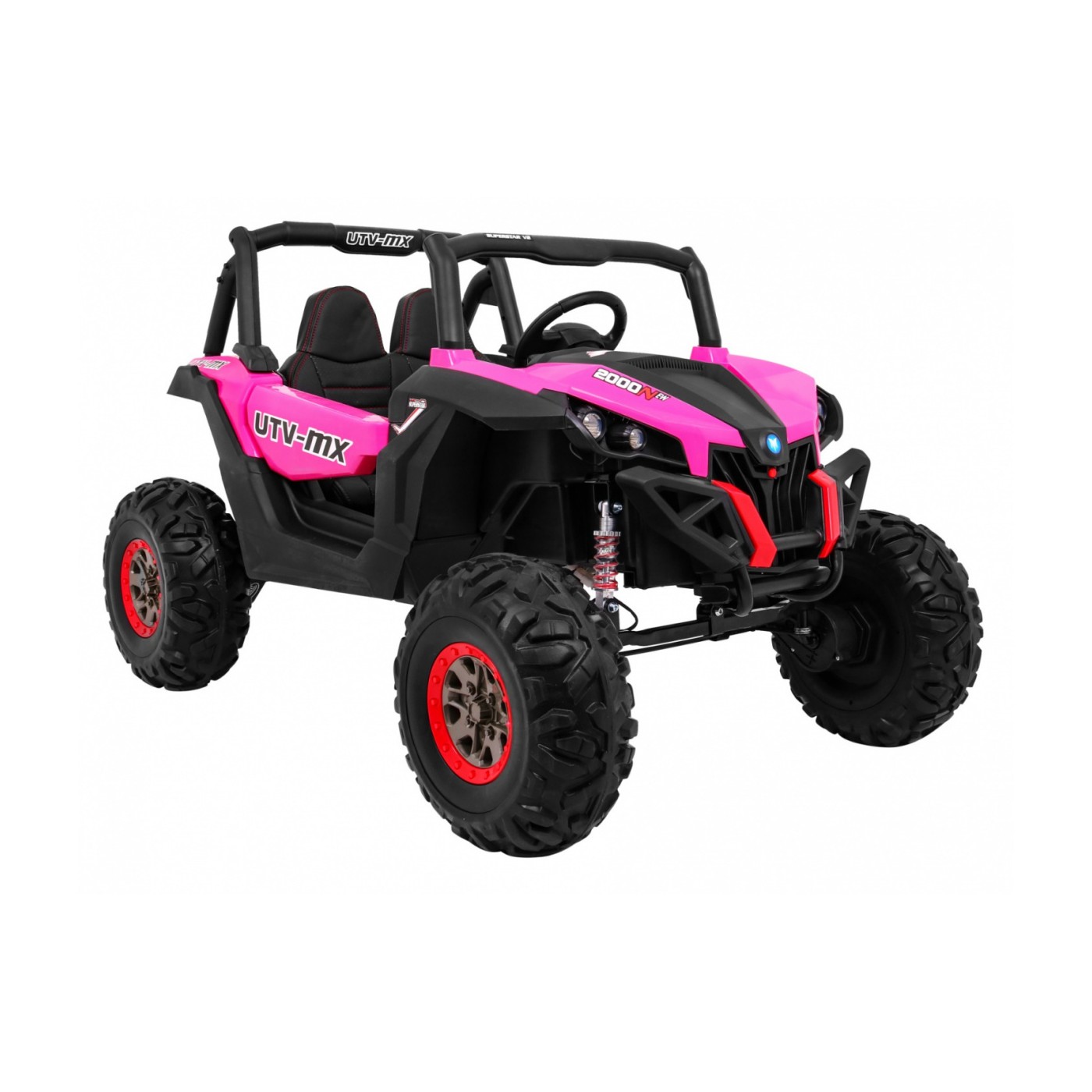 Buggy SuperStar pre deti Ružový + Pohon 4x4 + Ovládač + Kufor + MP3 LED + Zámok dverí