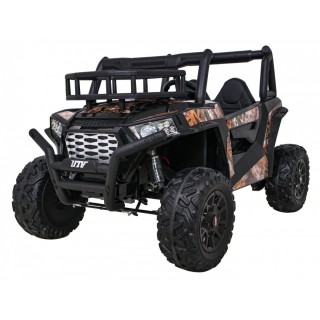 Buggy UTV Terénka pre deti Čierne + Ovládač + Kufor + Pomalý štart + EVA + MP3 LED
