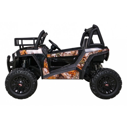 Buggy UTV Terénka pre deti Čierne + Ovládač + Kufor + Pomalý štart + EVA + MP3 LED