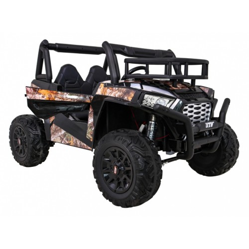 Buggy UTV Terénka pre deti Čierne + Ovládač + Kufor + Pomalý štart + EVA + MP3 LED