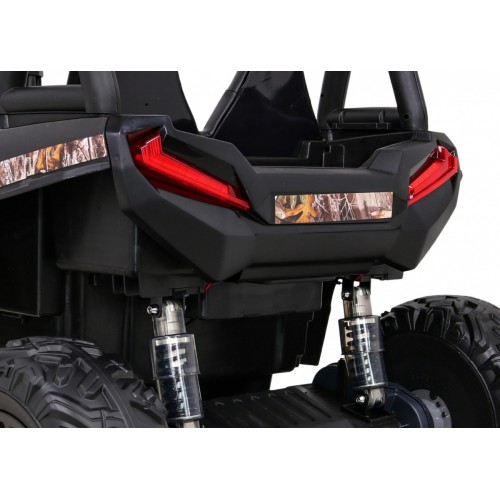 Buggy UTV Terénka pre deti Čierne + Ovládač + Kufor + Pomalý štart + EVA + MP3 LED