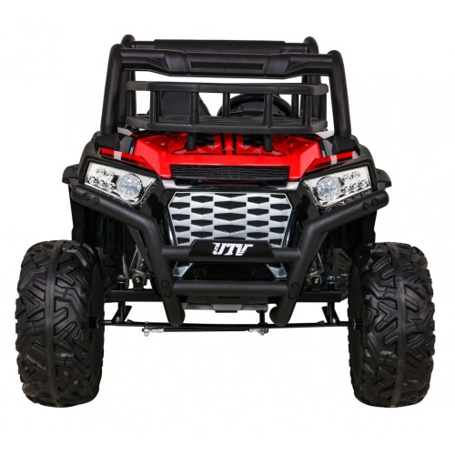 Buggy UTV Terénka pre deti Červené + Ovládač + Kufor + Pomalý štart + EVA + MP3 LED