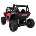 Buggy UTV Terénka pre deti Červené + Ovládač + Kufor + Pomalý štart + EVA + MP3 LED