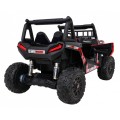 Buggy UTV Terénka pre deti Červené + Ovládač + Kufor + Pomalý štart + EVA + MP3 LED