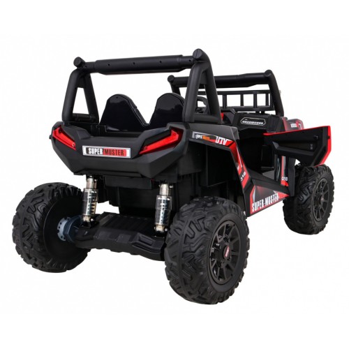 Buggy UTV Terénka pre deti Červené + Ovládač + Kufor + Pomalý štart + EVA + MP3 LED