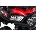 Buggy UTV Terénka pre deti Červené + Ovládač + Kufor + Pomalý štart + EVA + MP3 LED