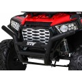 Buggy UTV Terénka pre deti Červené + Ovládač + Kufor + Pomalý štart + EVA + MP3 LED