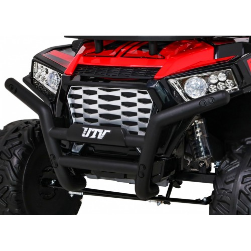 Buggy UTV Terénka pre deti Červené + Ovládač + Kufor + Pomalý štart + EVA + MP3 LED