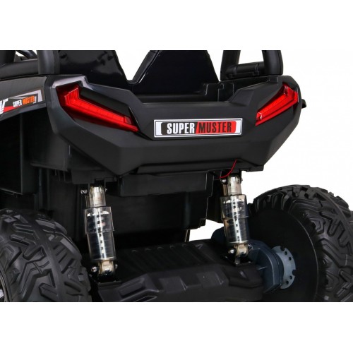 Buggy UTV Terénka pre deti Červené + Ovládač + Kufor + Pomalý štart + EVA + MP3 LED