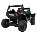 Buggy UTV Terénka pre deti Zelená + Ovládač + Kufor + Pomalý štart + EVA + MP3 LED