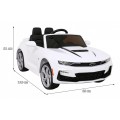 Chevrolet Camaro 2SS na batériu Biely + Ovládač + Kolesá EVA + Pomalý štart + Zvuky Svietidlá
