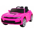 Chevrolet Camaro 2SS na batériu Ružový + Ovládač + Kolesá EVA + Pomalý štart + Zvuky Svietidlá