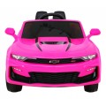 Chevrolet Camaro 2SS na batériu Ružový + Ovládač + Kolesá EVA + Pomalý štart + Zvuky Svietidlá