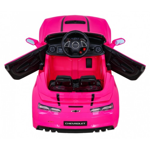 Chevrolet Camaro 2SS na batériu Ružový + Ovládač + Kolesá EVA + Pomalý štart + Zvuky Svietidlá