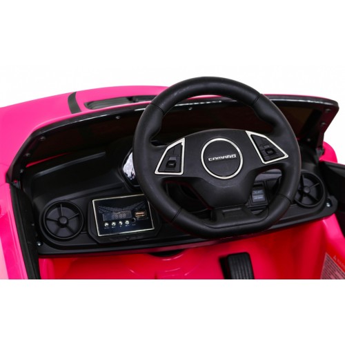 Chevrolet Camaro 2SS na batériu Ružový + Ovládač + Kolesá EVA + Pomalý štart + Zvuky Svietidlá