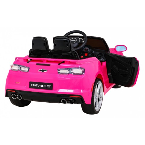 Chevrolet Camaro 2SS na batériu Ružový + Ovládač + Kolesá EVA + Pomalý štart + Zvuky Svietidlá