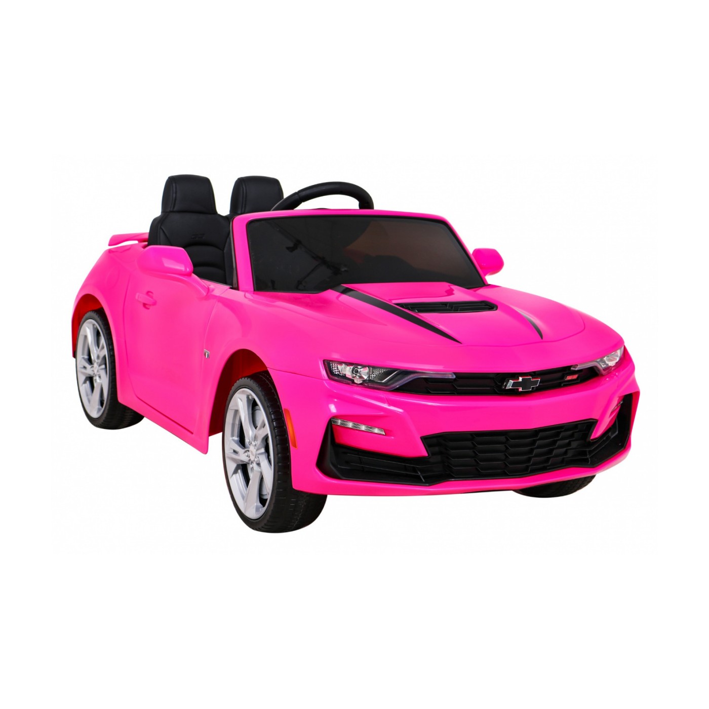 Chevrolet Camaro 2SS na batériu Ružový + Ovládač + Kolesá EVA + Pomalý štart + Zvuky Svietidlá