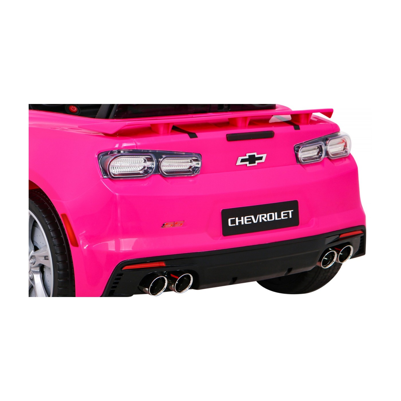 Chevrolet Camaro 2SS na batériu Ružový + Ovládač + Kolesá EVA + Pomalý štart + Zvuky Svietidlá