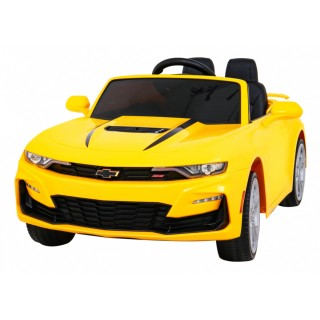 Chevrolet Camaro 2SS na batériu Žltý + Ovládač + Kolesá EVA + Pomalý štart + Zvuky Svietidlá