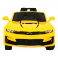 Chevrolet Camaro 2SS na batériu Žltý + Ovládač + Kolesá EVA + Pomalý štart + Zvuky Svietidlá