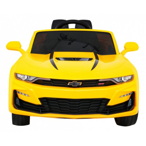 Chevrolet Camaro 2SS na batériu Žltý + Ovládač + Kolesá EVA + Pomalý štart + Zvuky Svietidlá