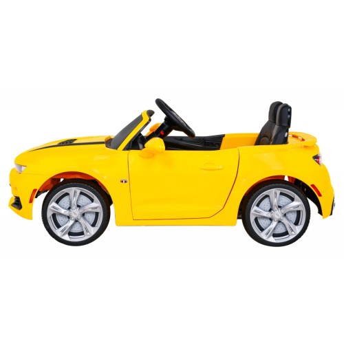 Chevrolet Camaro 2SS na batériu Žltý + Ovládač + Kolesá EVA + Pomalý štart + Zvuky Svietidlá