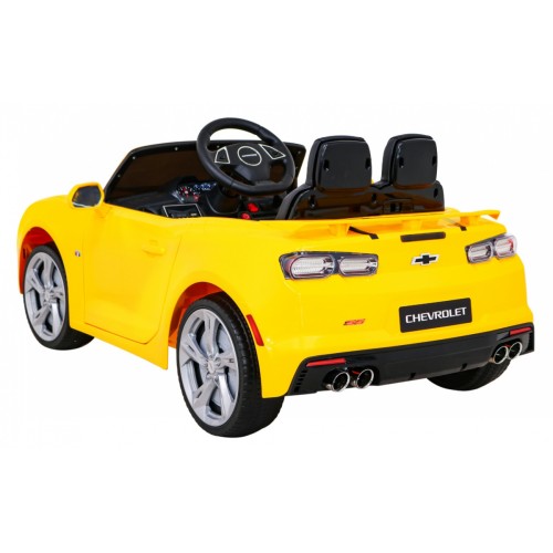 Chevrolet Camaro 2SS na batériu Žltý + Ovládač + Kolesá EVA + Pomalý štart + Zvuky Svietidlá