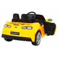 Chevrolet Camaro 2SS na batériu Žltý + Ovládač + Kolesá EVA + Pomalý štart + Zvuky Svietidlá