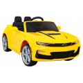 Chevrolet Camaro 2SS na batériu Žltý + Ovládač + Kolesá EVA + Pomalý štart + Zvuky Svietidlá