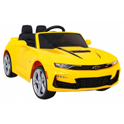 Chevrolet Camaro 2SS na batériu Žltý + Ovládač + Kolesá EVA + Pomalý štart + Zvuky Svietidlá