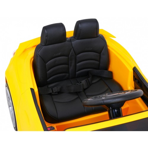 Chevrolet Camaro 2SS na batériu Žltý + Ovládač + Kolesá EVA + Pomalý štart + Zvuky Svietidlá