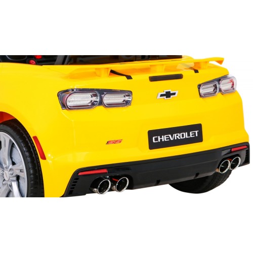 Chevrolet Camaro 2SS na batériu Žltý + Ovládač + Kolesá EVA + Pomalý štart + Zvuky Svietidlá