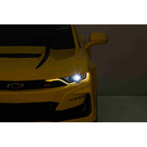 Chevrolet Camaro 2SS na batériu Žltý + Ovládač + Kolesá EVA + Pomalý štart + Zvuky Svietidlá