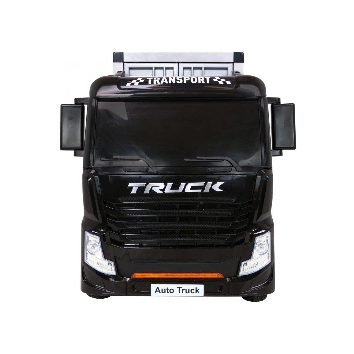 Vozidlo Container Truck Čierne + Príves