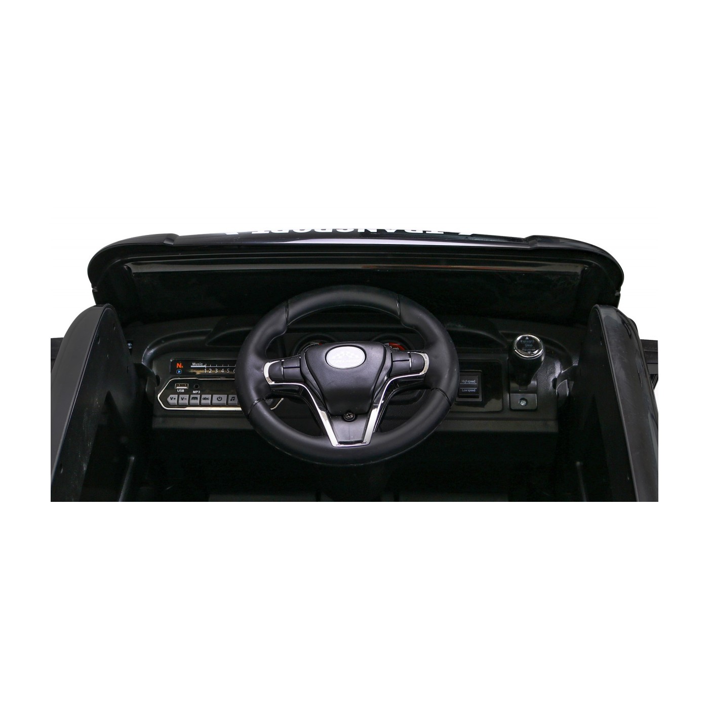 Vozidlo Container Truck Čierne + Príves